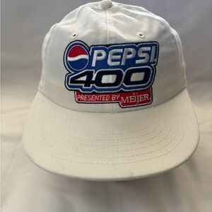 Vintage NASCAR 2000 Pepsi 400 Trucker Hat Michigan Speedway Meijer  Made In USA